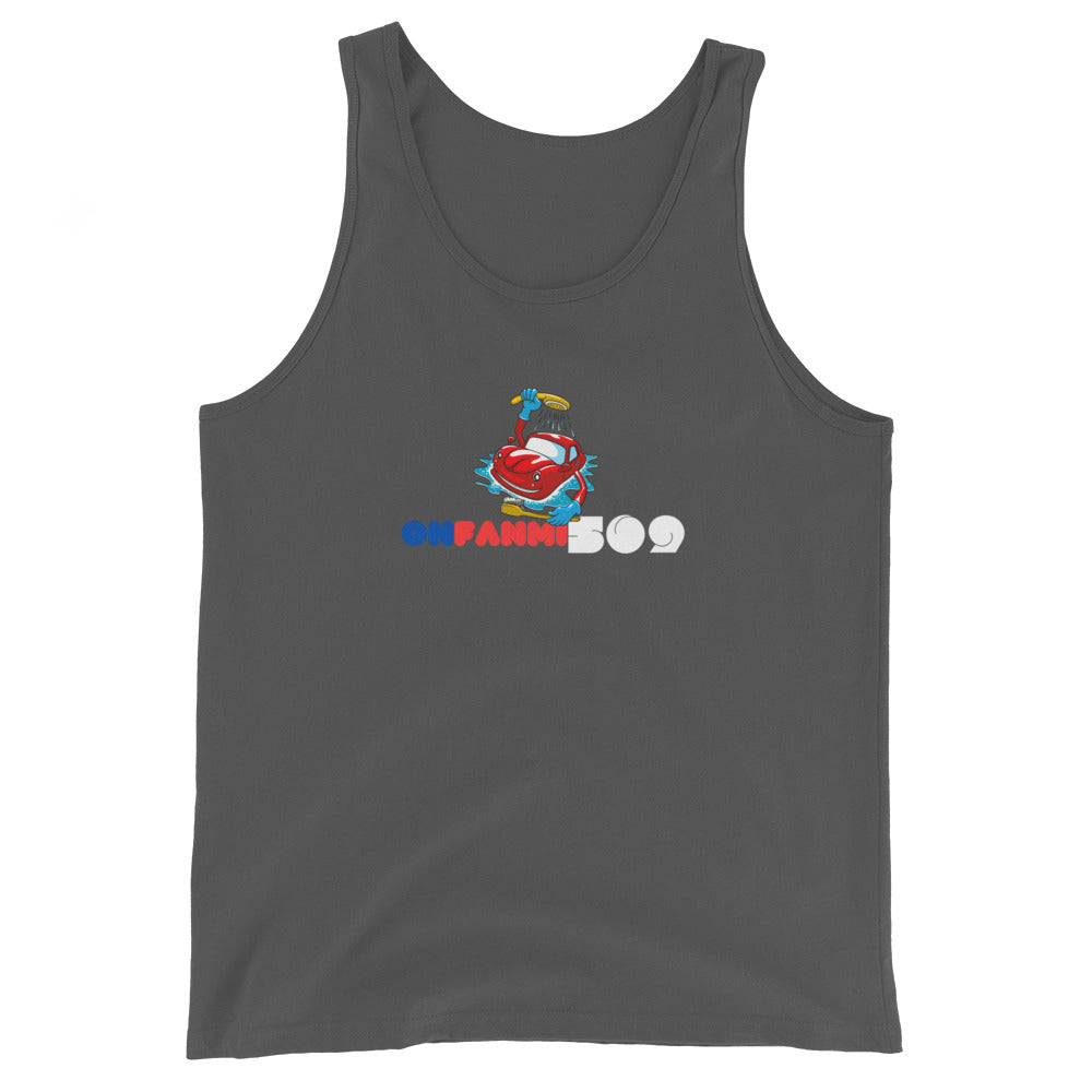 OnFanmi509 White Unisex Tank Top