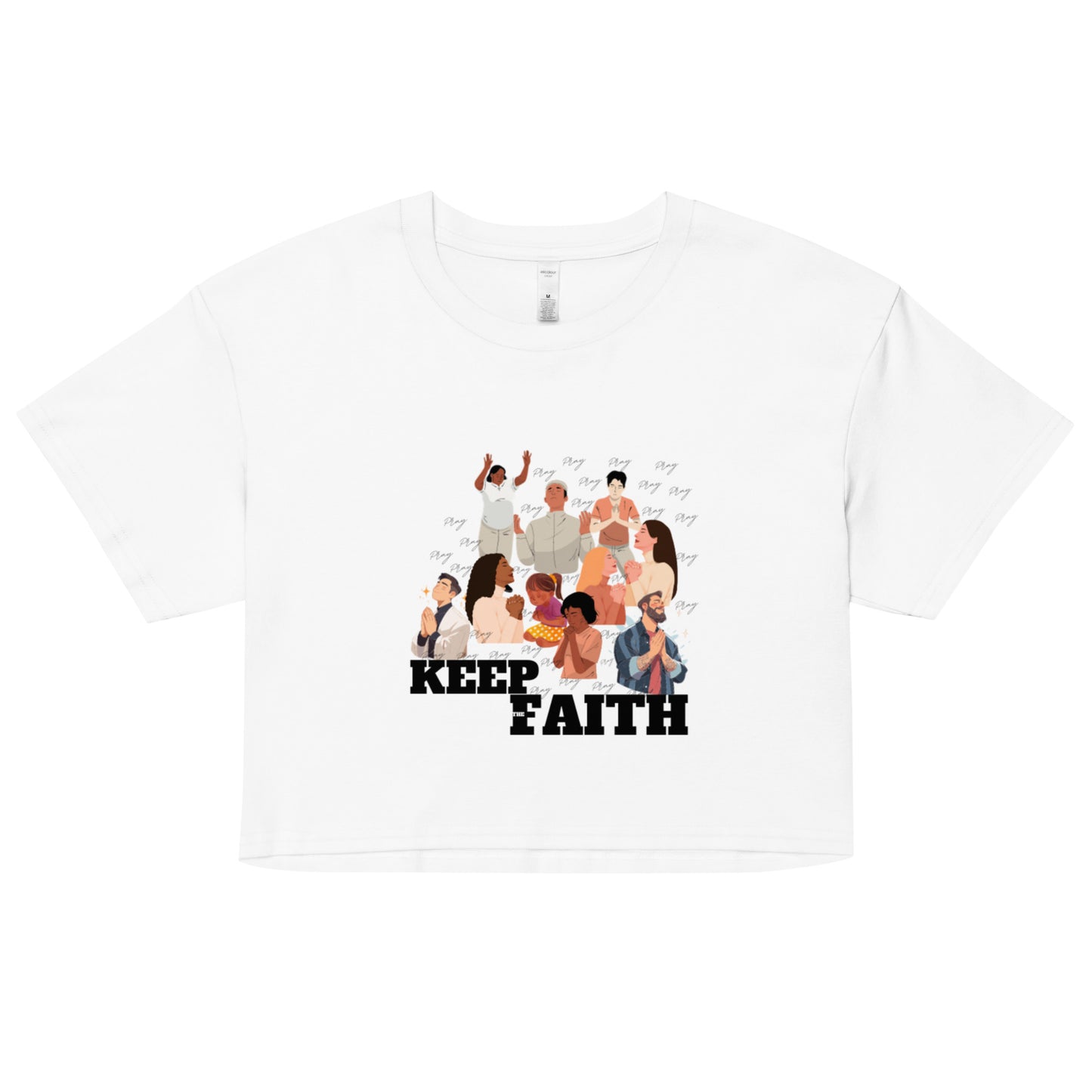 **Pray** Women’s crop top