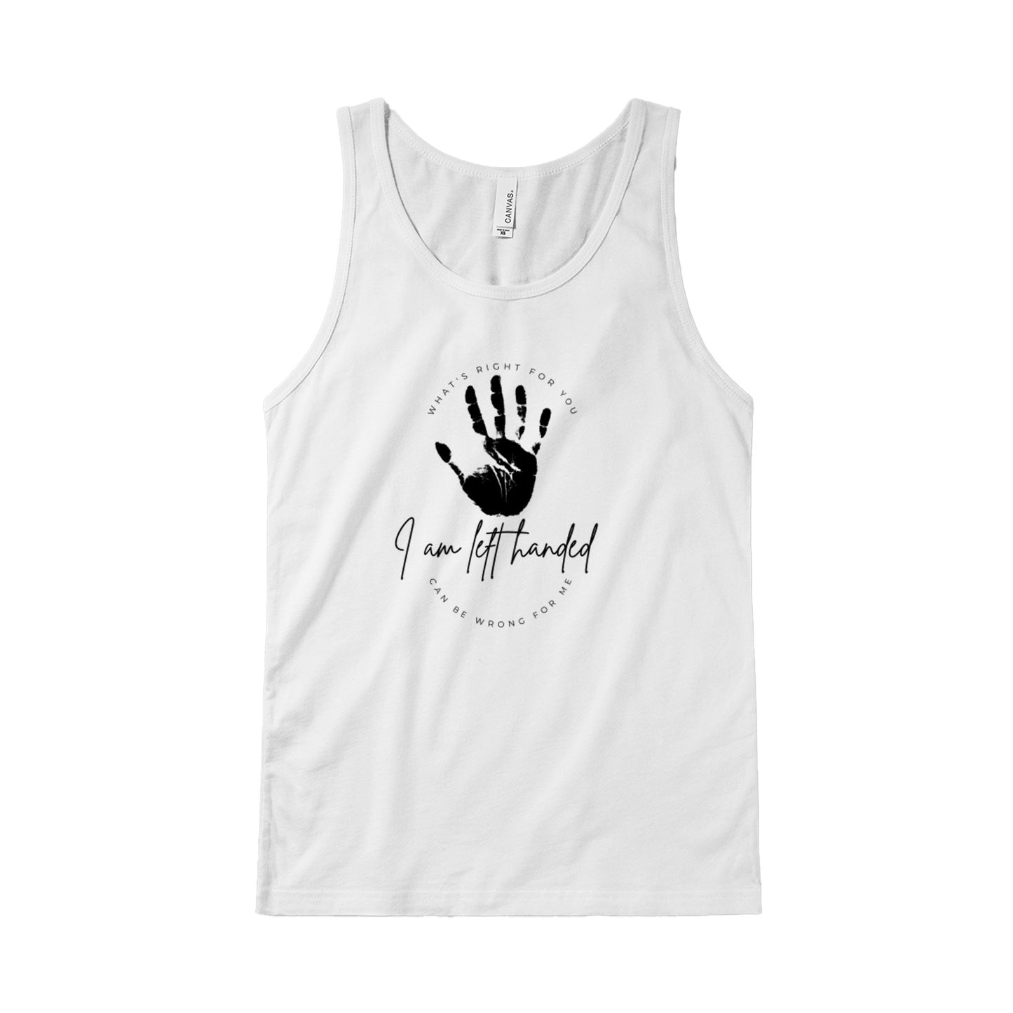*I'm Lefty* unisex jersey tank top