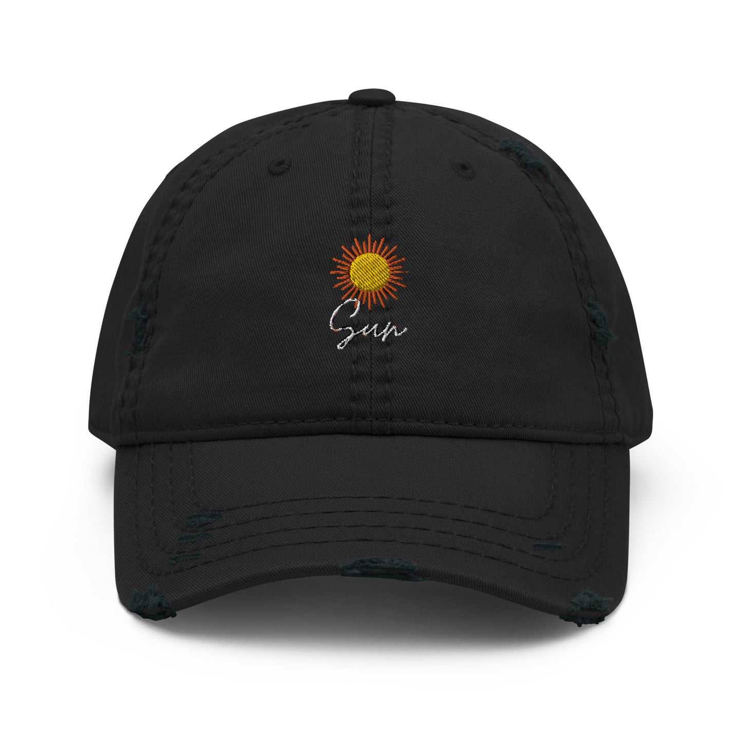 ** Sun ** Distressed Dad Hat