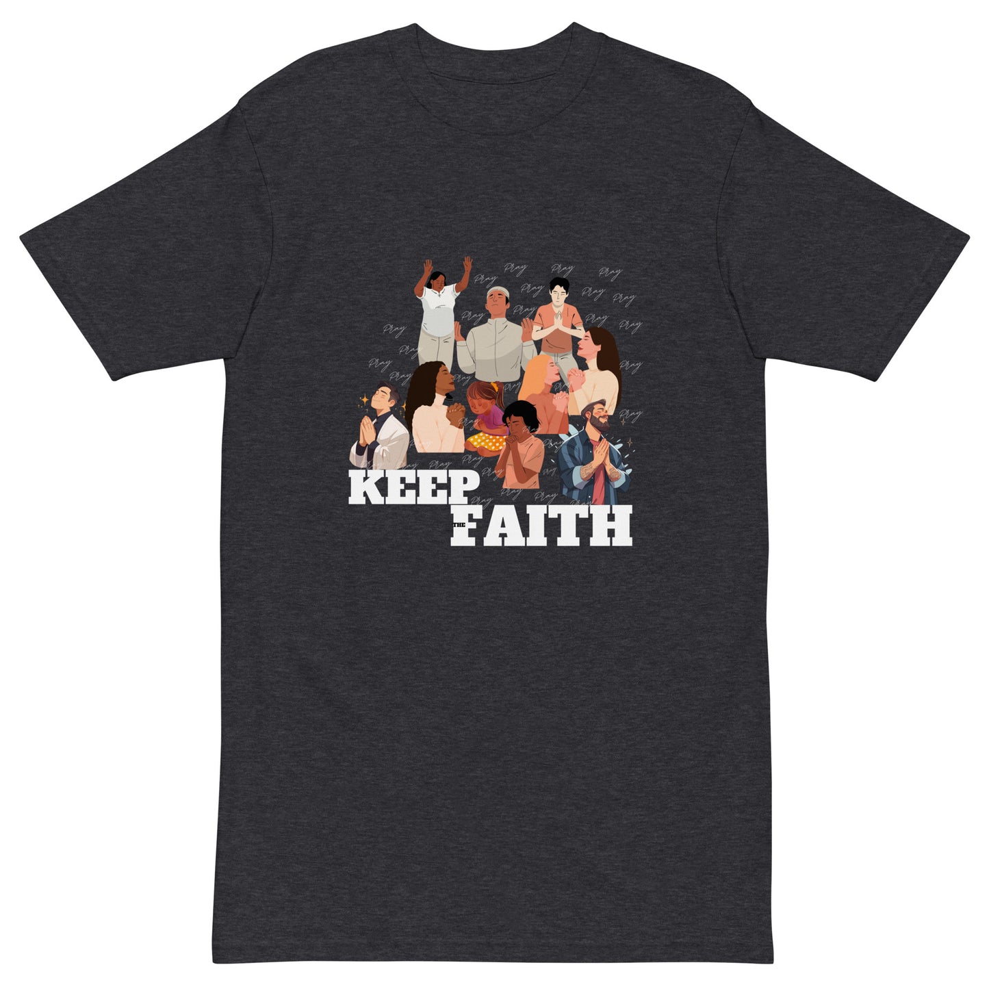 ** Pray ** Men’s premium T-shirt