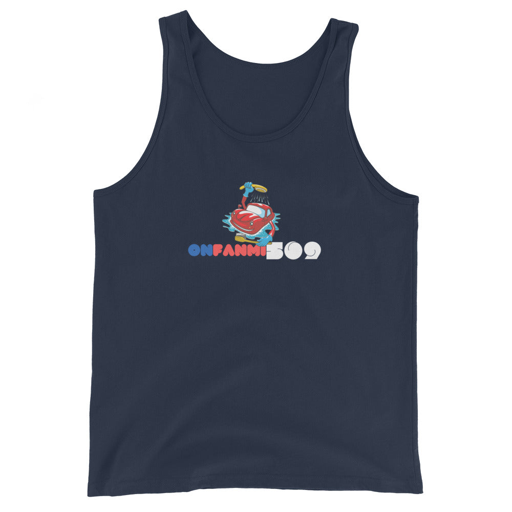 OnFanmi509 White Unisex Tank Top