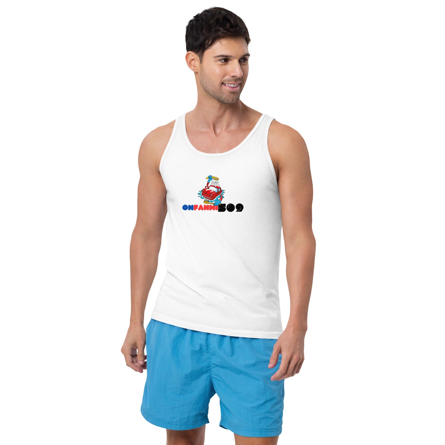 OnFanmi509 Black Unisex Tank Top