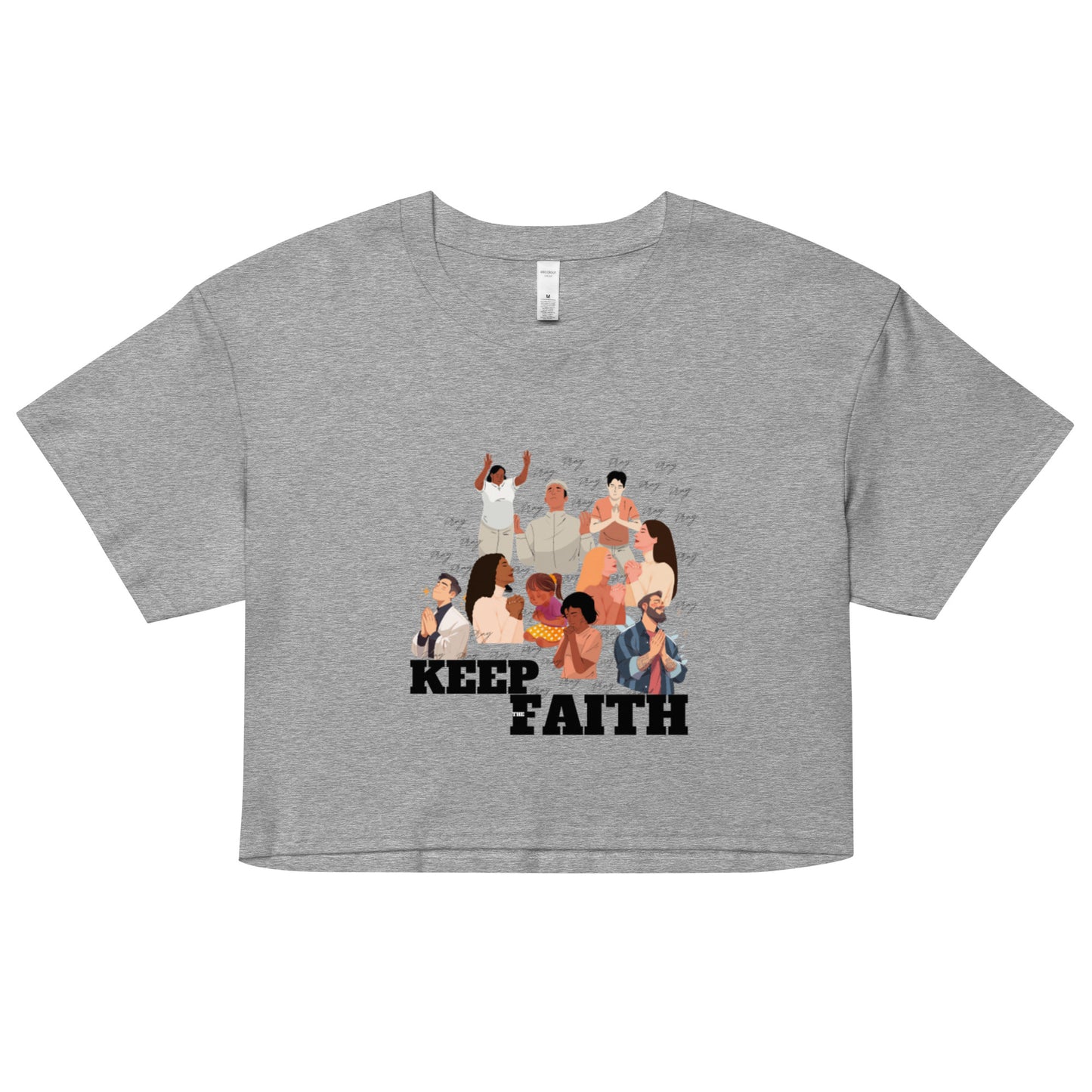 **Pray** Women’s crop top