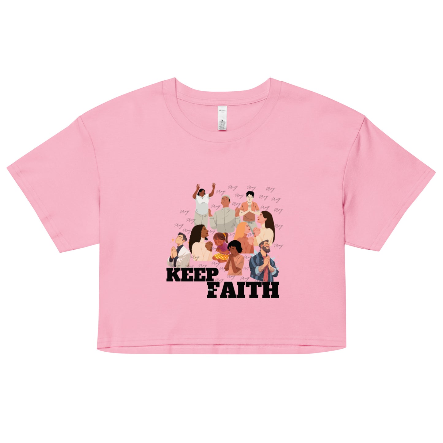 **Pray** Women’s crop top