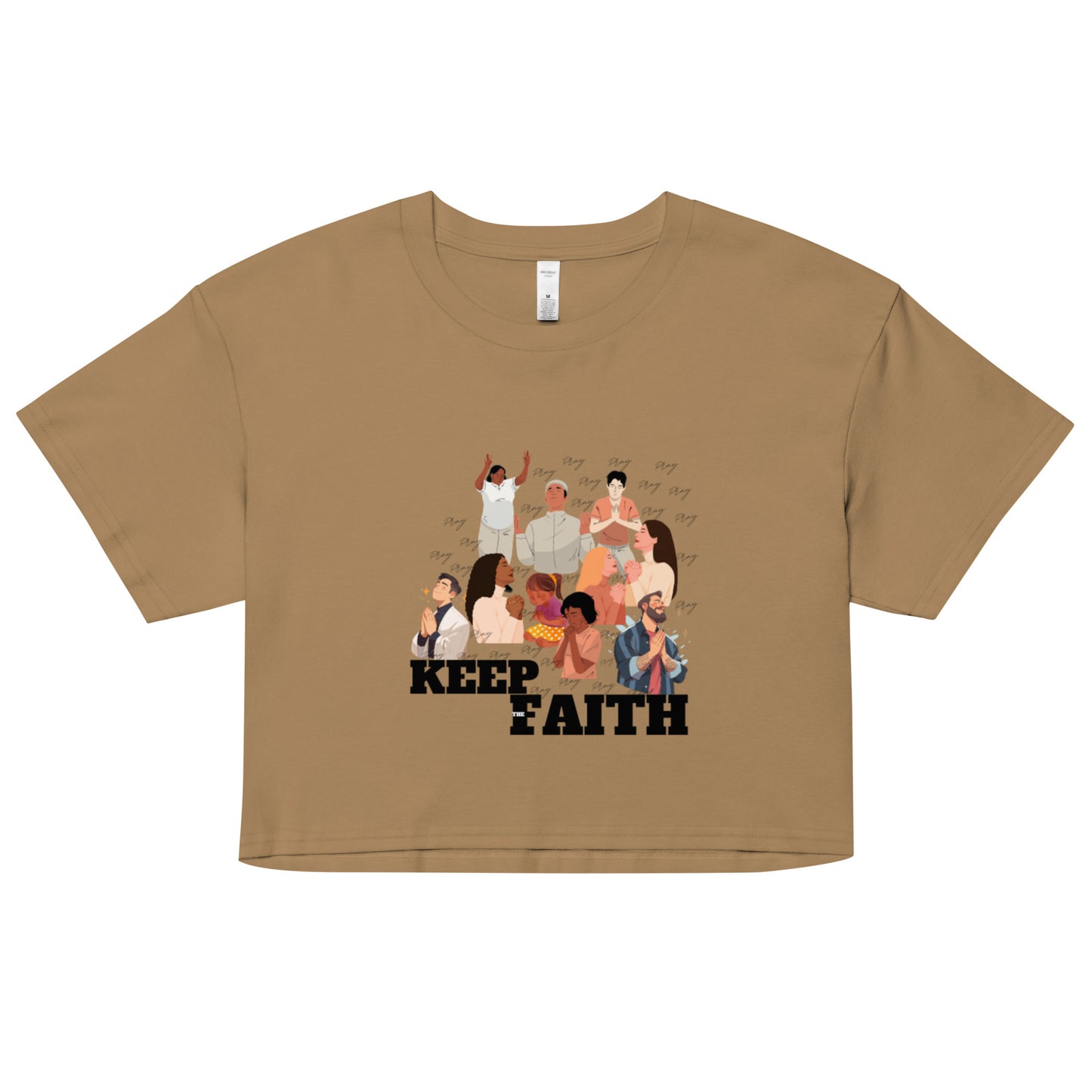 **Pray** Women’s crop top