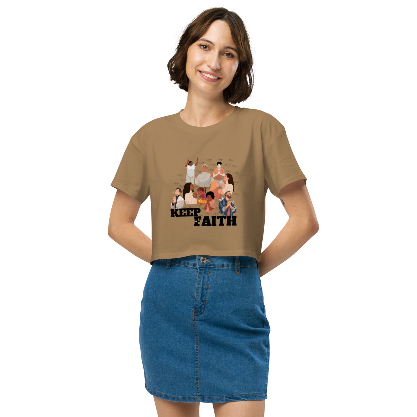 **Pray** Women’s crop top
