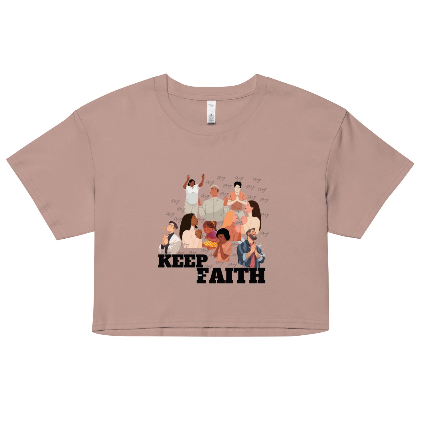 **Pray** Women’s crop top