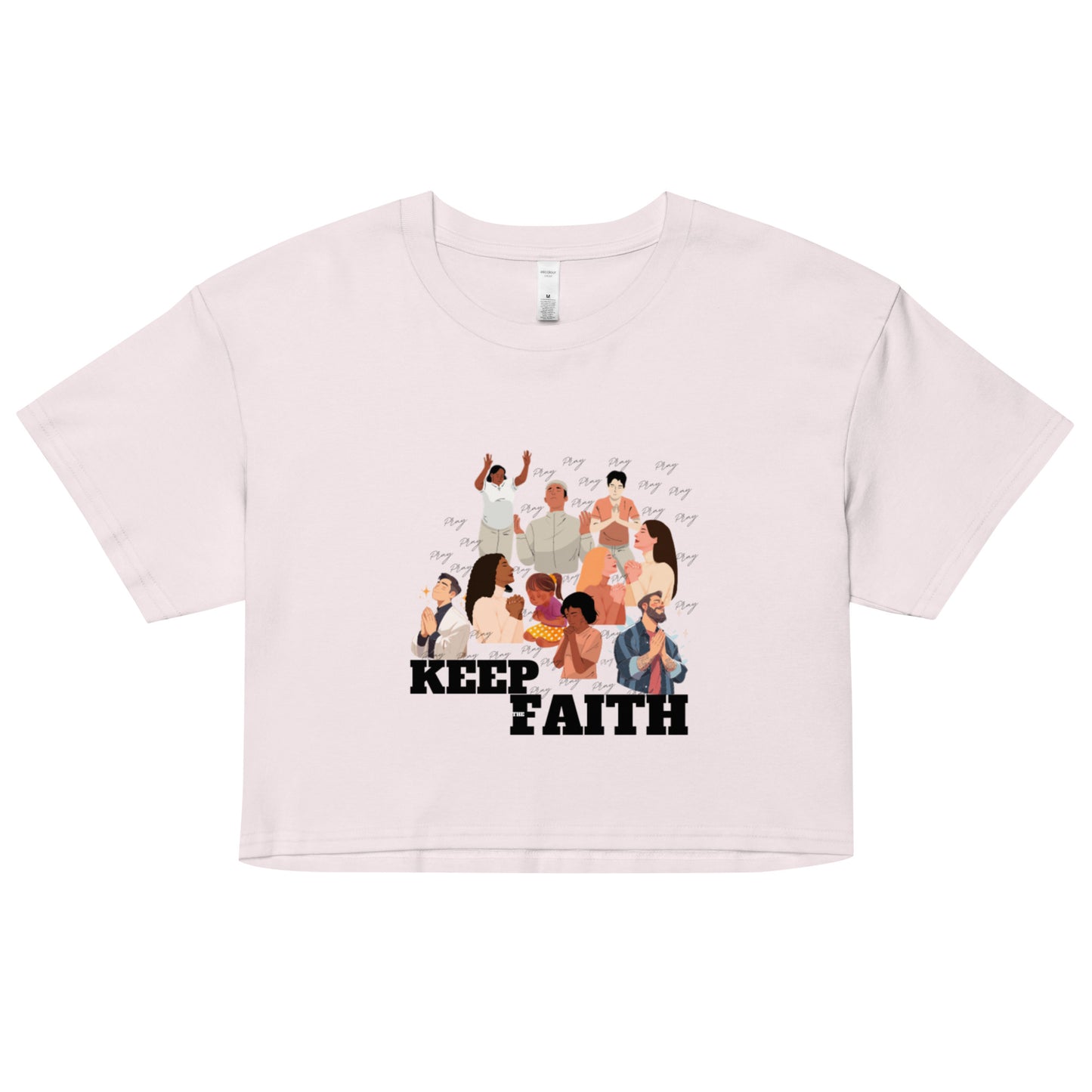 **Pray** Women’s crop top
