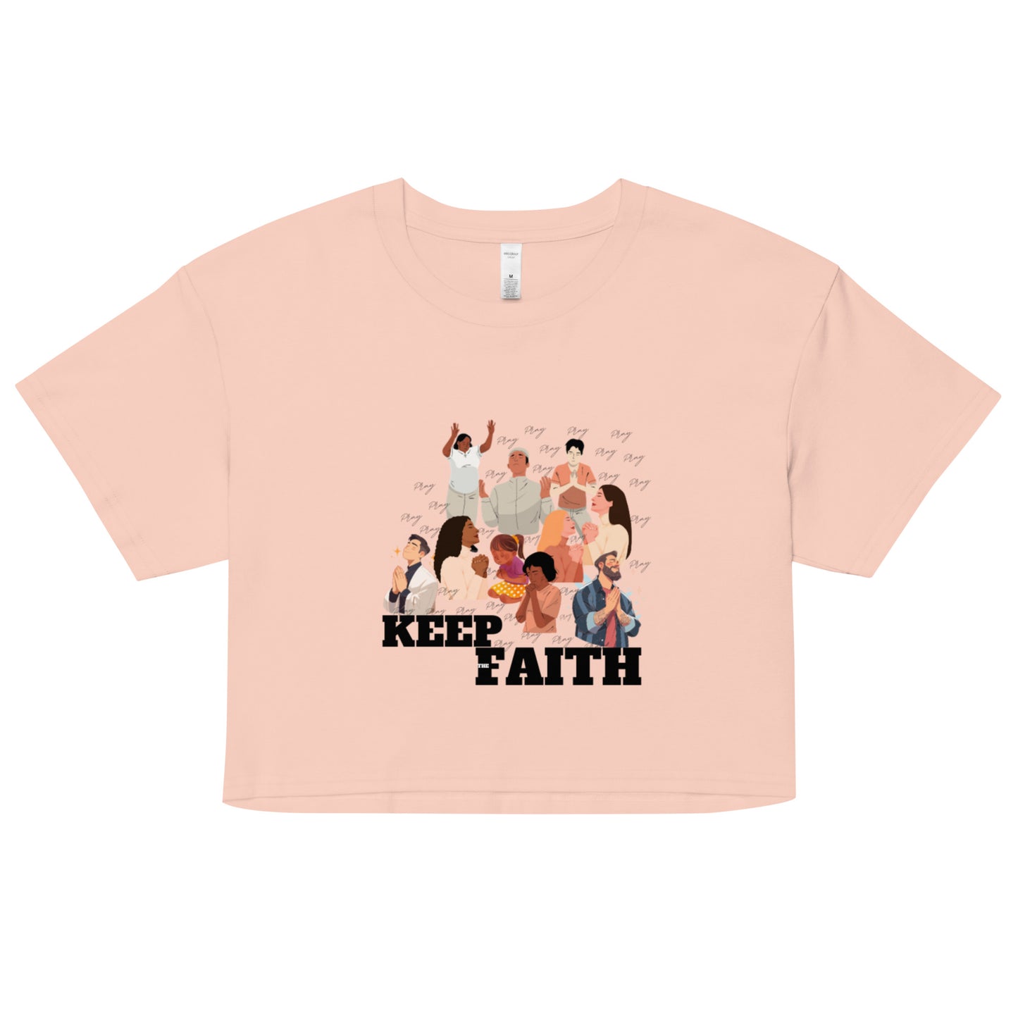 **Pray** Women’s crop top