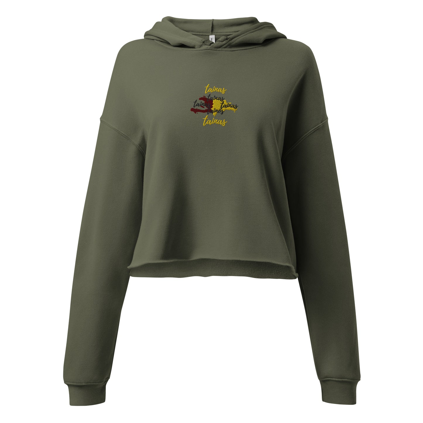 ** Soy Taino ** Crop Hoodie Top version