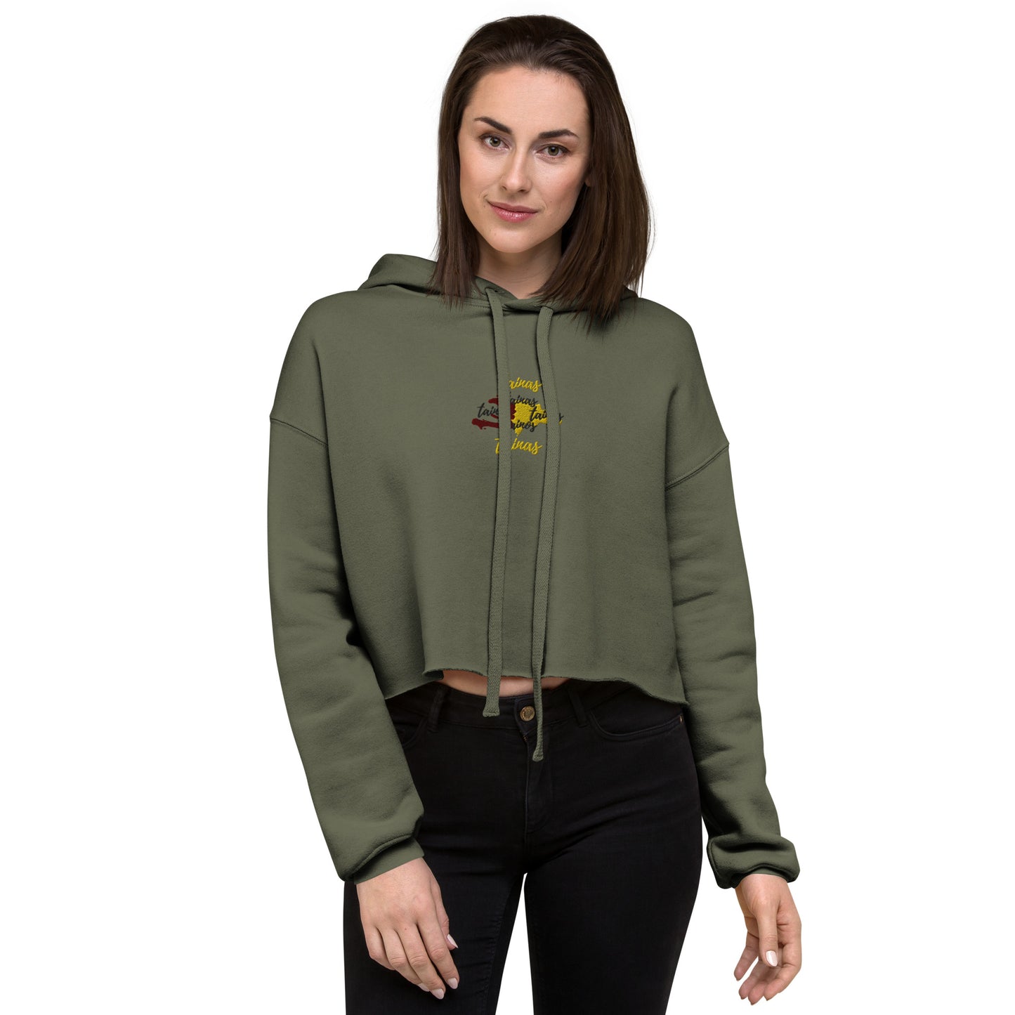 ** Soy Taino ** Crop Hoodie Top version