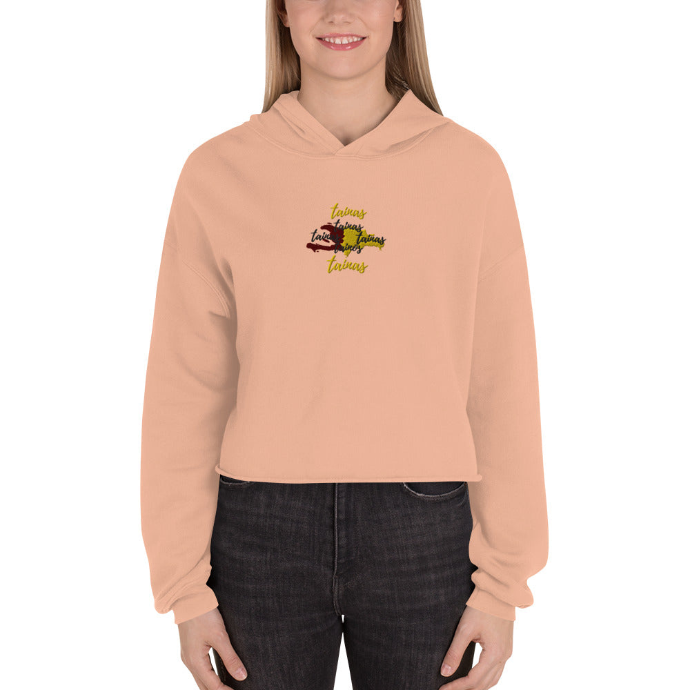 ** Soy Taino ** Crop Hoodie Top version