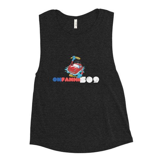 OnFanmi509 White Ladies’ Muscle Tank