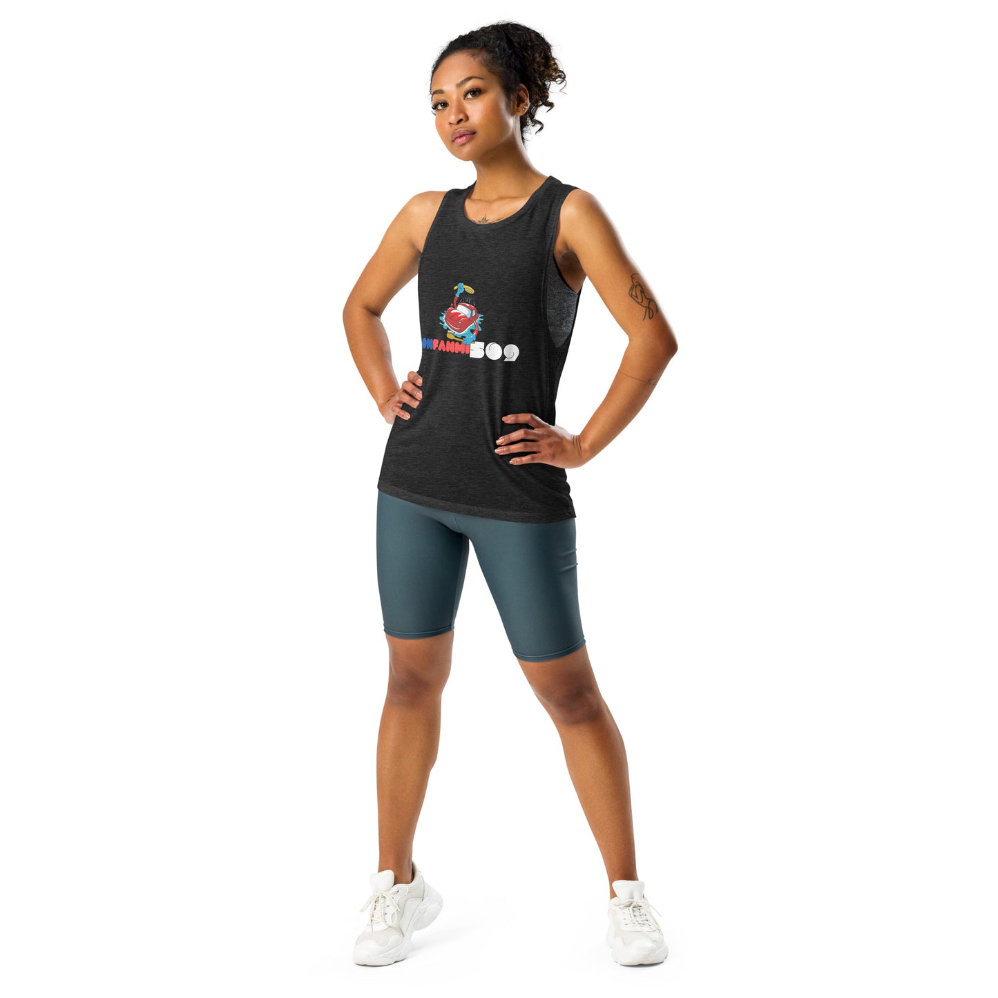 OnFanmi509 White Ladies’ Muscle Tank