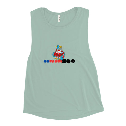OnFanmi509 Black Ladies’ Muscle Tank
